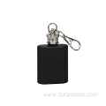 1 oz stylish compact portable flask with chain